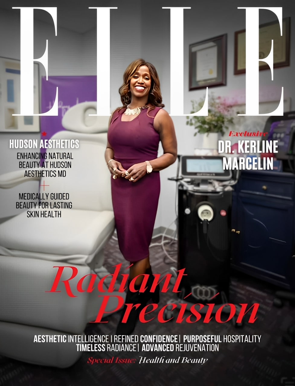 Dr. Kerline Marcelin Elle Cover Dr. Kerline Marcelin Elle Cover