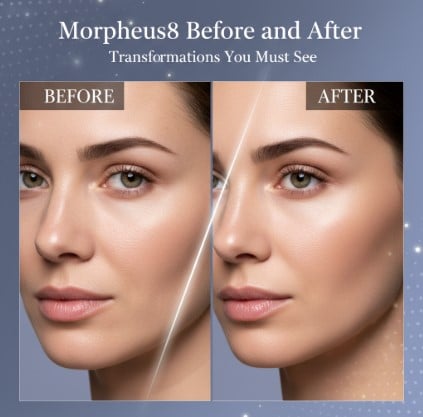 Morpheus8 before and after