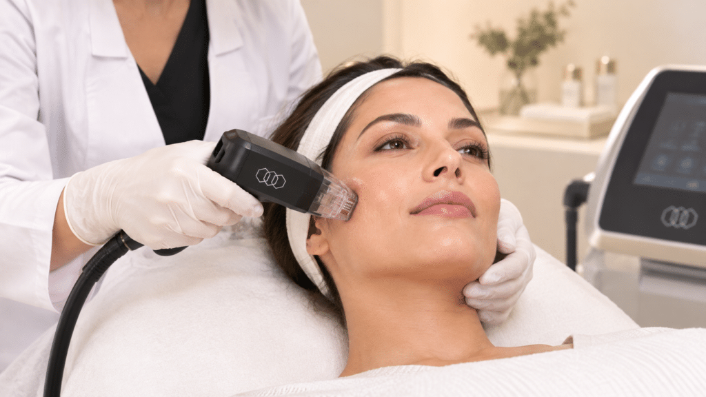 Dr. Kerline Marcelin explains Morpheus8 facial fat loss, facial volume preservation, and RF microneedling treatment considerations.